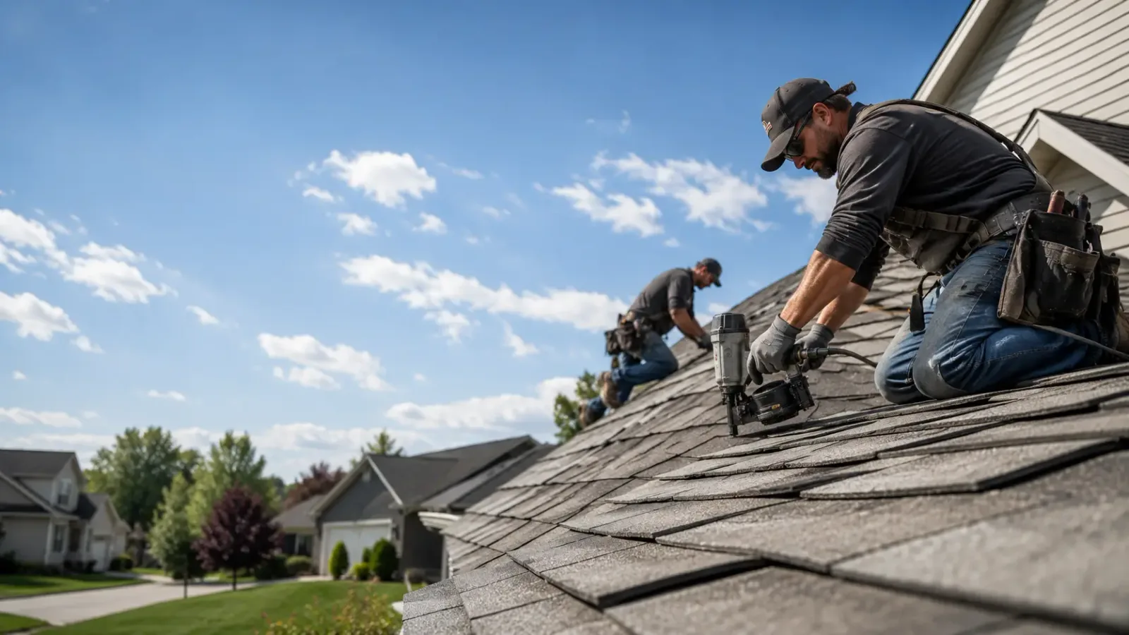 Storm Damage Roof Repair in Johnsonville, IL near me